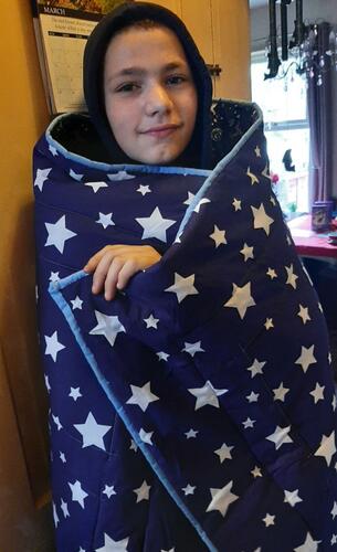 Photo of Jonathan Js quilt