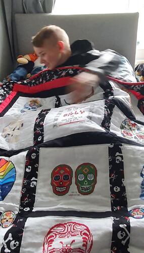 Photo of Billy Gs quilt