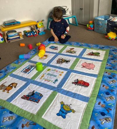 Photo of Thomas Ss quilt