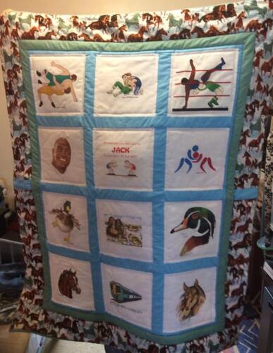 Photo of Jack Cs quilt
