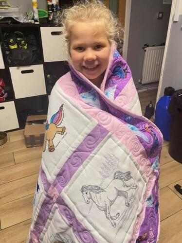 Photo of Chloe Gs quilt