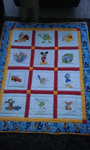 Photo of Tyler Lees quilt