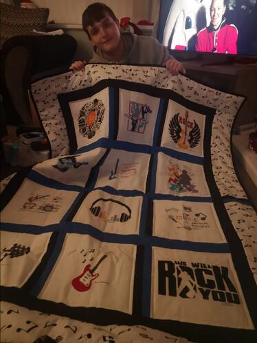Photo of Nathan Ps quilt