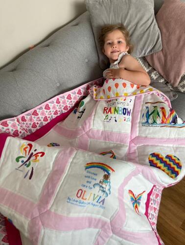 Photo of Olivia Fs quilt