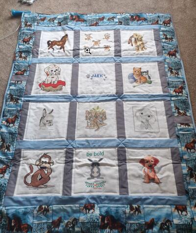 Photo of Jake Bs quilt