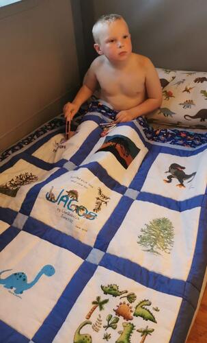 Photo of Jacob Ms quilt