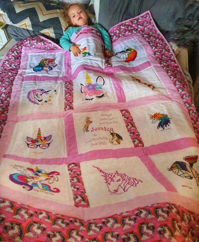 Photo of Jessicas quilt