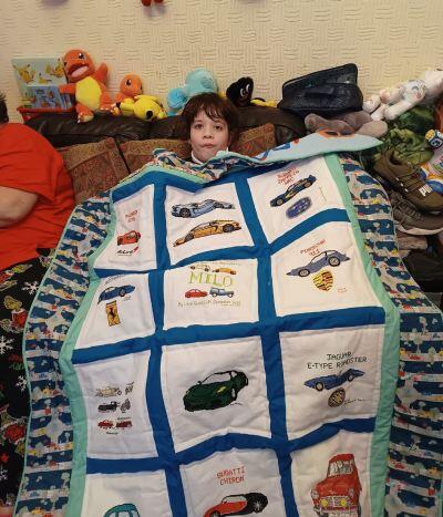 Photo of Milo Rs quilt