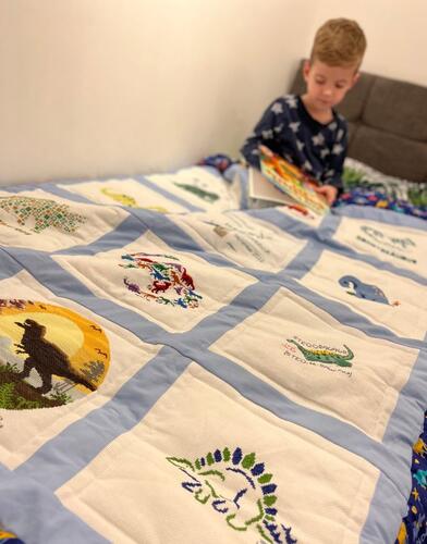 Photo of Henry Js quilt
