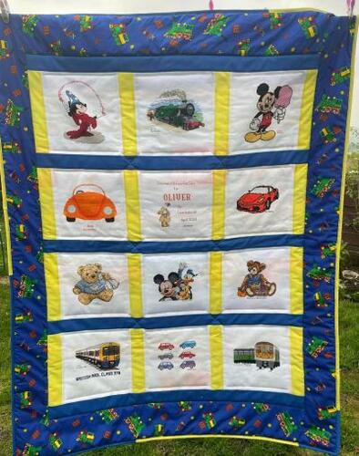 Photo of Oliver Js quilt
