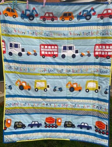 Photo of Oliver Js quilt