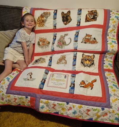 Photo of Megan Es quilt