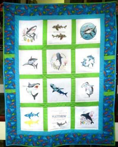 Photo of Matthew Bs quilt