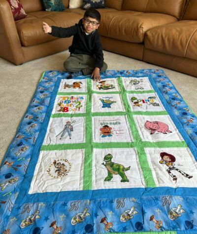 Photo of Abu-bakrs quilt
