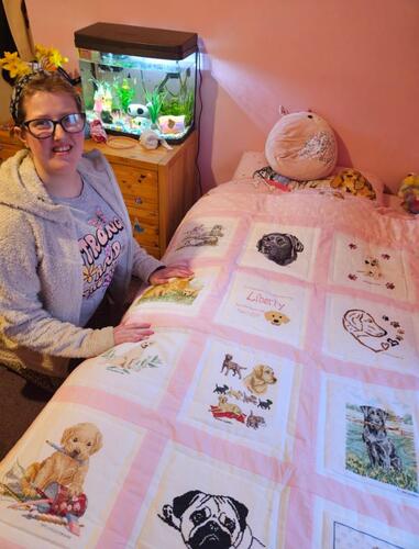 Photo of Liberty Ps quilt