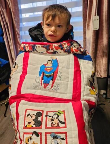 Photo of Alfie Js quilt