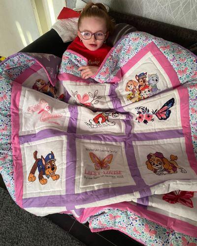 Photo of Lacey-Louises quilt