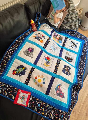 Photo of Eric Ls quilt