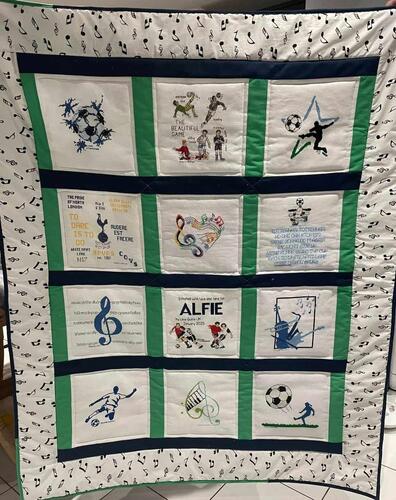 Photo of Alfie Ss quilt