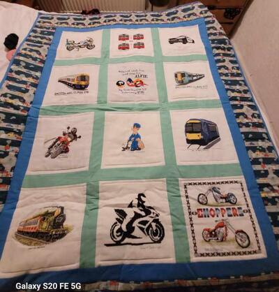 Photo of Alfie Js quilt