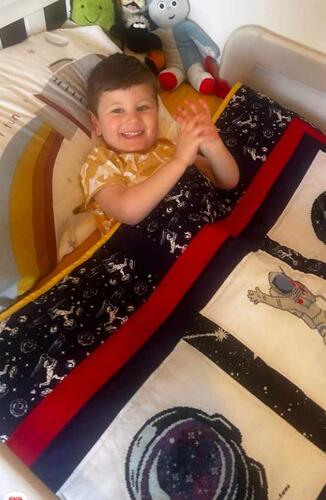 Photo of Edward Vs quilt