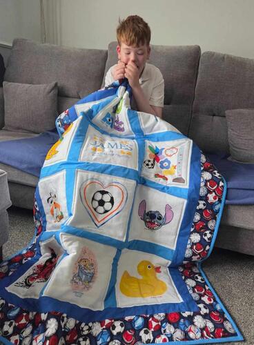 Photo of James Hs quilt