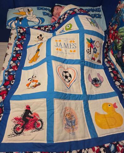 Photo of James Hs quilt