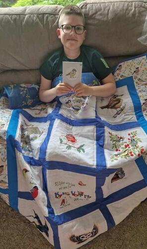 Photo of Kevin Os quilt