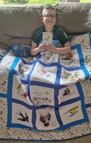 Photo of Kevin Os quilt