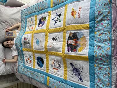 Photo of Ivy Gs quilt