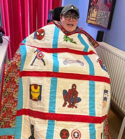 Photo of Zachary Ds quilt
