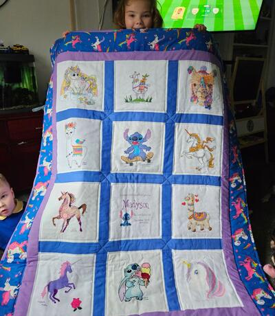 Photo of Madyson Js quilt