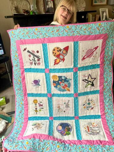 Photo of Seren Ds quilt