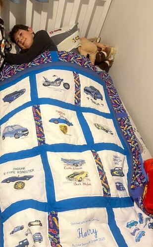 Photo of Harry Ss quilt