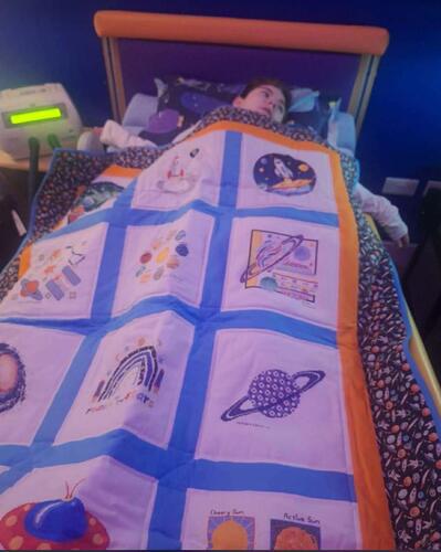 Photo of Alfie Rs quilt