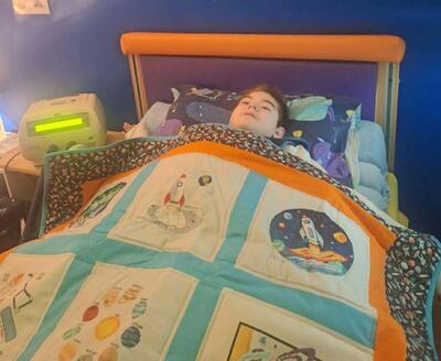 Photo of Alfie Rs quilt