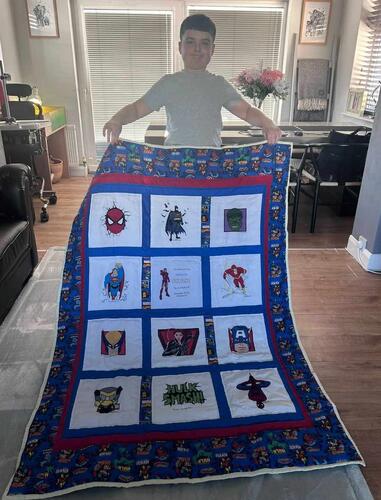 Photo of Reuben Os quilt