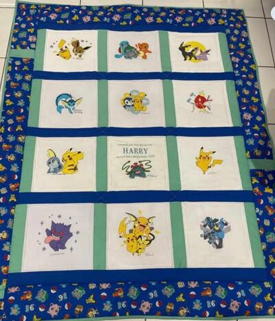 Photo of Harry Ps quilt