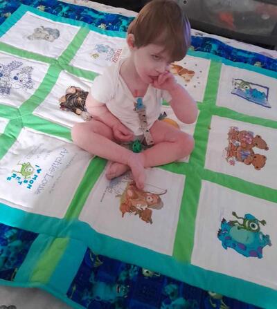 Photo of Archie-Louies quilt