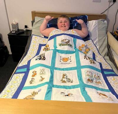 Photo of George As quilt