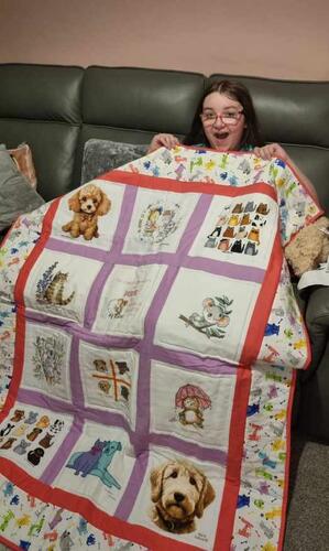 Photo of Jodie Ns quilt