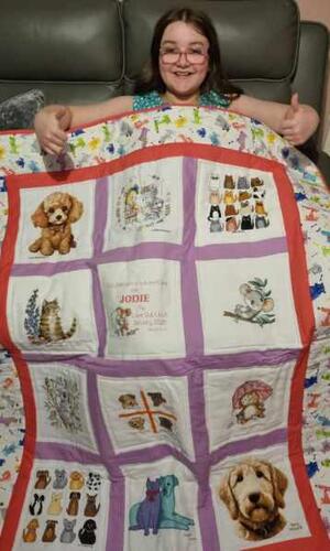 Photo of Jodie Ns quilt