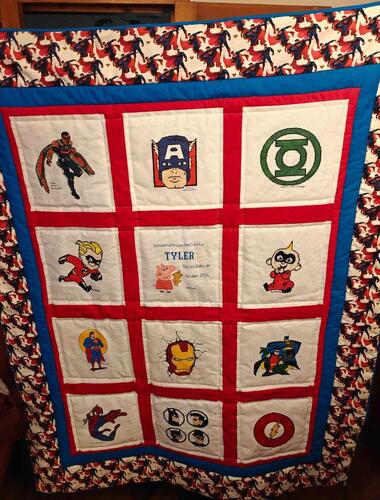 Photo of Tyler Hs quilt