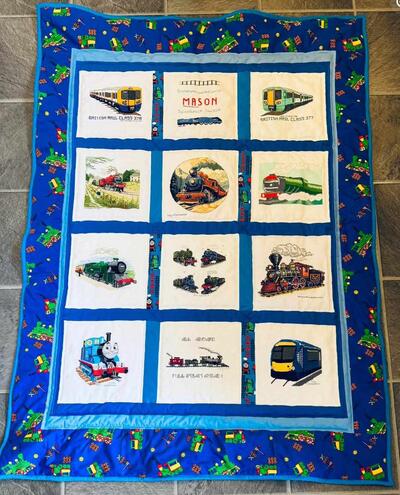 Photo of Mason Fs quilt