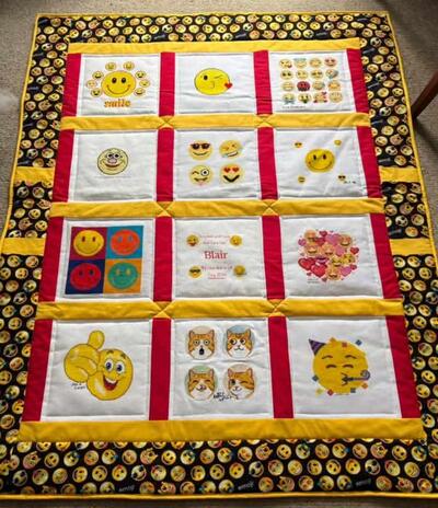 Photo of Blair Js quilt