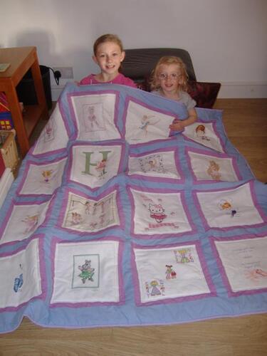 Photo of Hanna Bs quilt