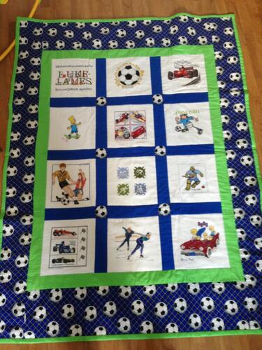 Photo of Luke-Jamess quilt