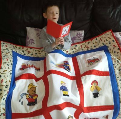 Photo of Jake Fs quilt