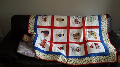 Photo of Jake Fs quilt
