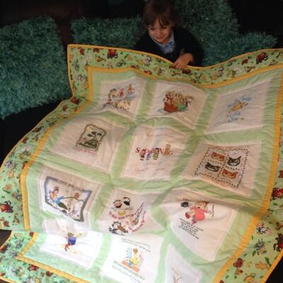 Photo of Spring Rs quilt